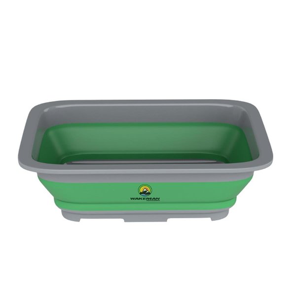 Wakeman Collapsible Multiuse Wash Bin Green 75-CMP1036